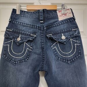 True Religion Jeans. Indigo Straight Fit Jeans